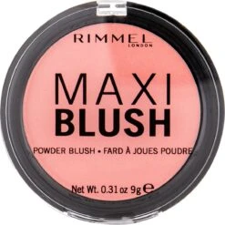 Rimmel London Maxi Blush - 001 Third Base -Cosmeticawinkel 1200x1198 10