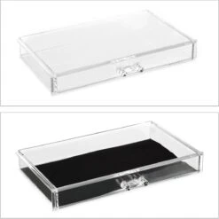 Relaxdays Make-up Organizer - Tweedelig - Cosmetica Opbergdoos - Transparant 21 Relaxdays Make-up Organizer - Tweedelig - Cosmetica Opbergdoos - Transparant -Cosmeticawinkel 1200x1198 41