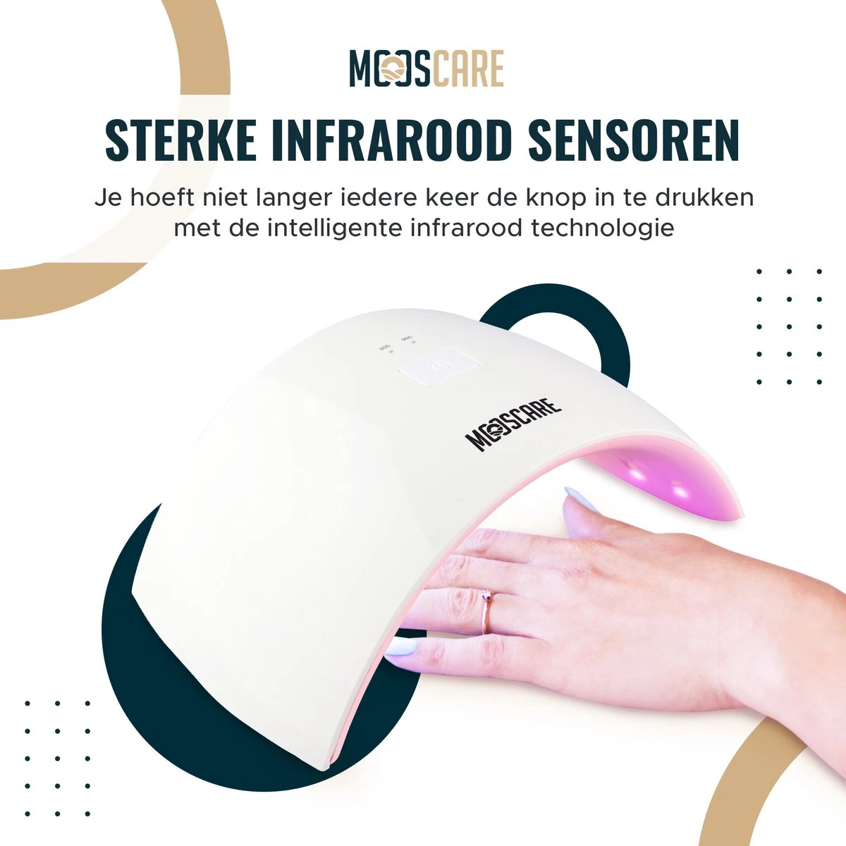 MOOSCARE 36 Watt LED Lamp Voor Gellak Nagels – Nageldroger – Gellak Lamp - UV Lamp Gelnagels - Nail Art Nagellamp - Gel Nagellak Nageldroger 7 MOOSCARE 36 Watt LED Lamp Voor Gellak Nagels – Nageldroger – Gellak Lamp - UV Lamp Gelnagels - Nail Art Nagellamp - Gel Nagellak Nageldroger - Afbeelding 7