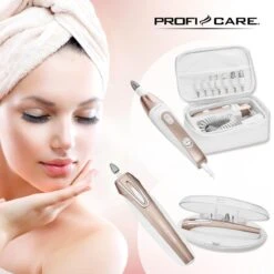 Clatronic ProfiCare MPS 3004 - Elektrische Manicure En Pedicure Set - 7 Nagelverzorgingsopzetstukken - 5-traps Schakeling -Cosmeticawinkel 1200x1200 1012