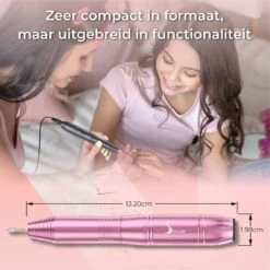 Simver Elektrische Nagelfrees - 11 Nagelvijl Bitjes En 56 Schuurrolletjes - Manicure / Pedicure - Roze - Cadeautip - Kerstcadeau -Cosmeticawinkel 1200x1200 1032