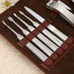 Fritzline© Professionele Manicureset 10-delig | RVS | Leren Etui | Nagelknipper | Nagelschaar | Nageltang -Cosmeticawinkel 1200x1200 1053