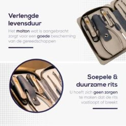 Skeraxo 8-delige Luxe Verschillende Tools - Professioneel Manicure Set & Pedicureset Met Nagelvijl & Nageltang – Behandeling Nagels En Huid -Cosmeticawinkel 1200x1200 1073