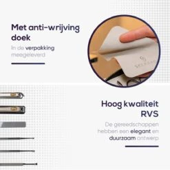 Skeraxo 8-delige Luxe Verschillende Tools - Professioneel Manicure Set & Pedicureset Met Nagelvijl & Nageltang – Behandeling Nagels En Huid -Cosmeticawinkel 1200x1200 1075