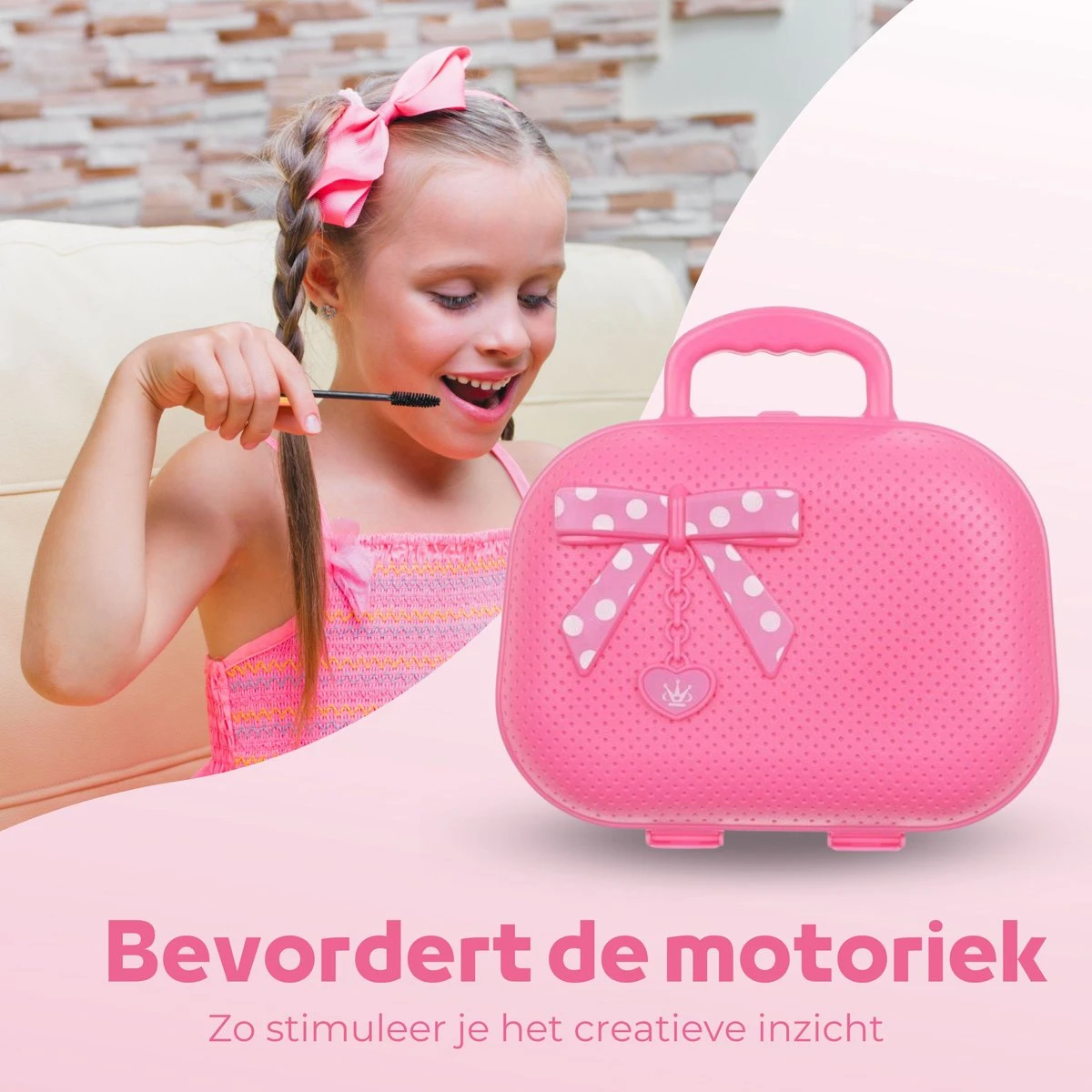 Make Up Koffer 25 Delig - Roze - Make Up Koffer Met Inhoud - Make Up Koffer Meisjes - Make Up Koffer Kinderen - Make Up Set Voor Meisjes 9 Make Up Koffer 25 Delig - Roze - Make Up Koffer Met Inhoud - Make Up Koffer Meisjes - Make Up Koffer Kinderen - Make Up Set Voor Meisjes - Afbeelding 9