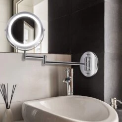 MH Products - Make Up Spiegel - Rond - Wanspiegel - Spiegellamp - 5x Vergroting - 17,5 Cm CM 12 MH Products - Make Up Spiegel - Rond - Wanspiegel - Spiegellamp - 5x Vergroting - 17,5 Cm CM -Cosmeticawinkel 1200x1200 1106