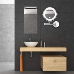 MH Products - Make Up Spiegel - Rond - Wanspiegel - Spiegellamp - 5x Vergroting - 17,5 Cm CM 13 MH Products - Make Up Spiegel - Rond - Wanspiegel - Spiegellamp - 5x Vergroting - 17,5 Cm CM -Cosmeticawinkel 1200x1200 1107