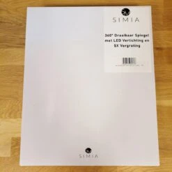 360° Draaibaar LED Scheerspiegel Met 5X Vergroting - 3 Lichtstanden - Dimstanden - Badkamerspiegel Met Natuurlijk Licht - Make-up Spiegel - Draadloos - Werkt Op Batterijen -Cosmeticawinkel 1200x1200 1211