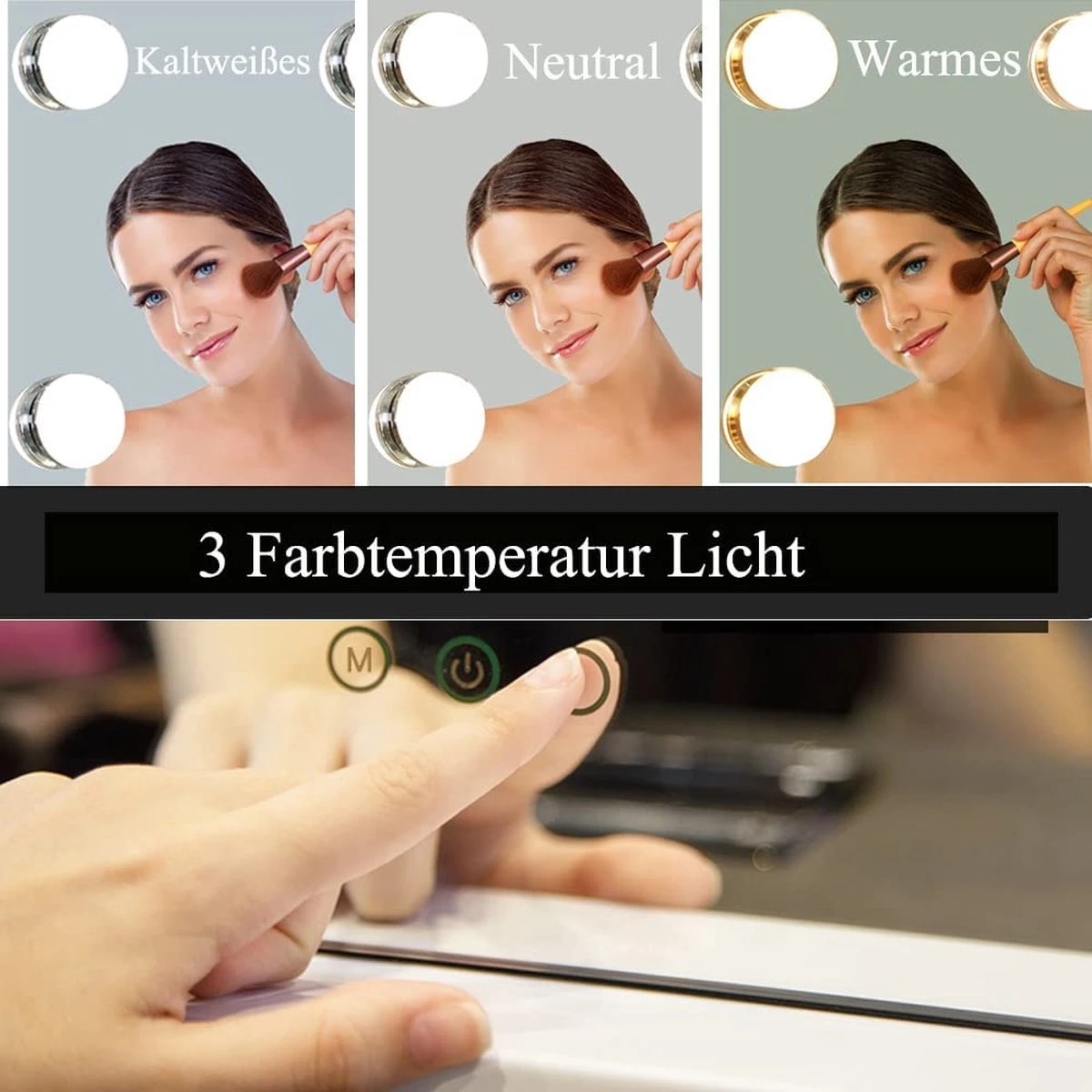 Merkloos Luxe Make Up Spiegel – Make Up Mirror – Kaptafel – Vrouwen Accessiores Cadeau 4 Merkloos Luxe Make Up Spiegel – Make Up Mirror – Kaptafel – Vrouwen Accessiores Cadeau - Afbeelding 4