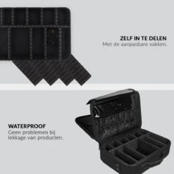 Cosmetica Koffer - Make-up Koffer Met Verstelbare Vakken - Visagie En Nagelstyliste Beauty Koffer - 37x27x13CM 14 Cosmetica Koffer - Make-up Koffer Met Verstelbare Vakken - Visagie En Nagelstyliste Beauty Koffer - 37x27x13CM -Cosmeticawinkel 1200x1200 1252