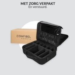 Cosmetica Koffer - Make-up Koffer Met Verstelbare Vakken - Visagie En Nagelstyliste Beauty Koffer - 37x27x13CM 16 Cosmetica Koffer - Make-up Koffer Met Verstelbare Vakken - Visagie En Nagelstyliste Beauty Koffer - 37x27x13CM -Cosmeticawinkel 1200x1200 1254