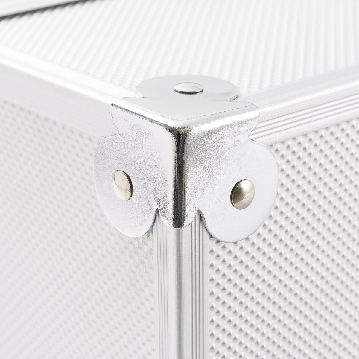 AREBOS Cosmetica Koffer - Beauty Case - Cosmetica Trolley - 15 L - Zilber 4 AREBOS Cosmetica Koffer - Beauty Case - Cosmetica Trolley - 15 L - Zilber - Afbeelding 4