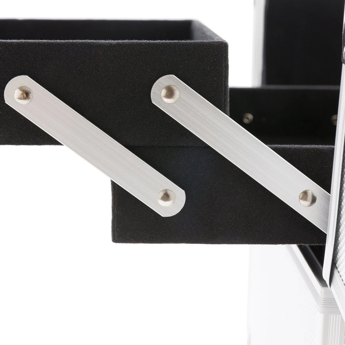 AREBOS Cosmetica Koffer - Beauty Case - Cosmetica Trolley - 15 L - Zilber 11 AREBOS Cosmetica Koffer - Beauty Case - Cosmetica Trolley - 15 L - Zilber - Afbeelding 11