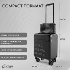 PIXMY® - MT130-S - Make Up Koffer - Cosmetica Koffer - DESIGN 16 PIXMY® - MT130-S - Make Up Koffer - Cosmetica Koffer - DESIGN -Cosmeticawinkel 1200x1200 1293