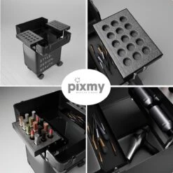 PIXMY® - MT130-S - Make Up Koffer - Cosmetica Koffer - DESIGN 18 PIXMY® - MT130-S - Make Up Koffer - Cosmetica Koffer - DESIGN -Cosmeticawinkel 1200x1200 1295