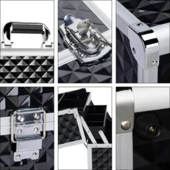 Make-upkoffer, Kapperskoffer, Cosmeticakoffer, Lege Nagelkoffer, Multikoffer, Afsluitbaar Voor Nageldesign/massageolie/fotoapparatuur, 34,7 X 22,2 X 25 Cm HMTM-YAHEE-411176 -Cosmeticawinkel 1200x1200 1297