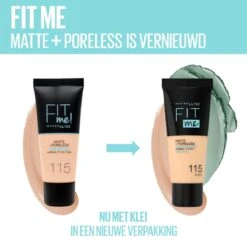 Maybelline Fit Me Matte & Poreless Foundation - 330 Toffee -Cosmeticawinkel 1200x1200 142