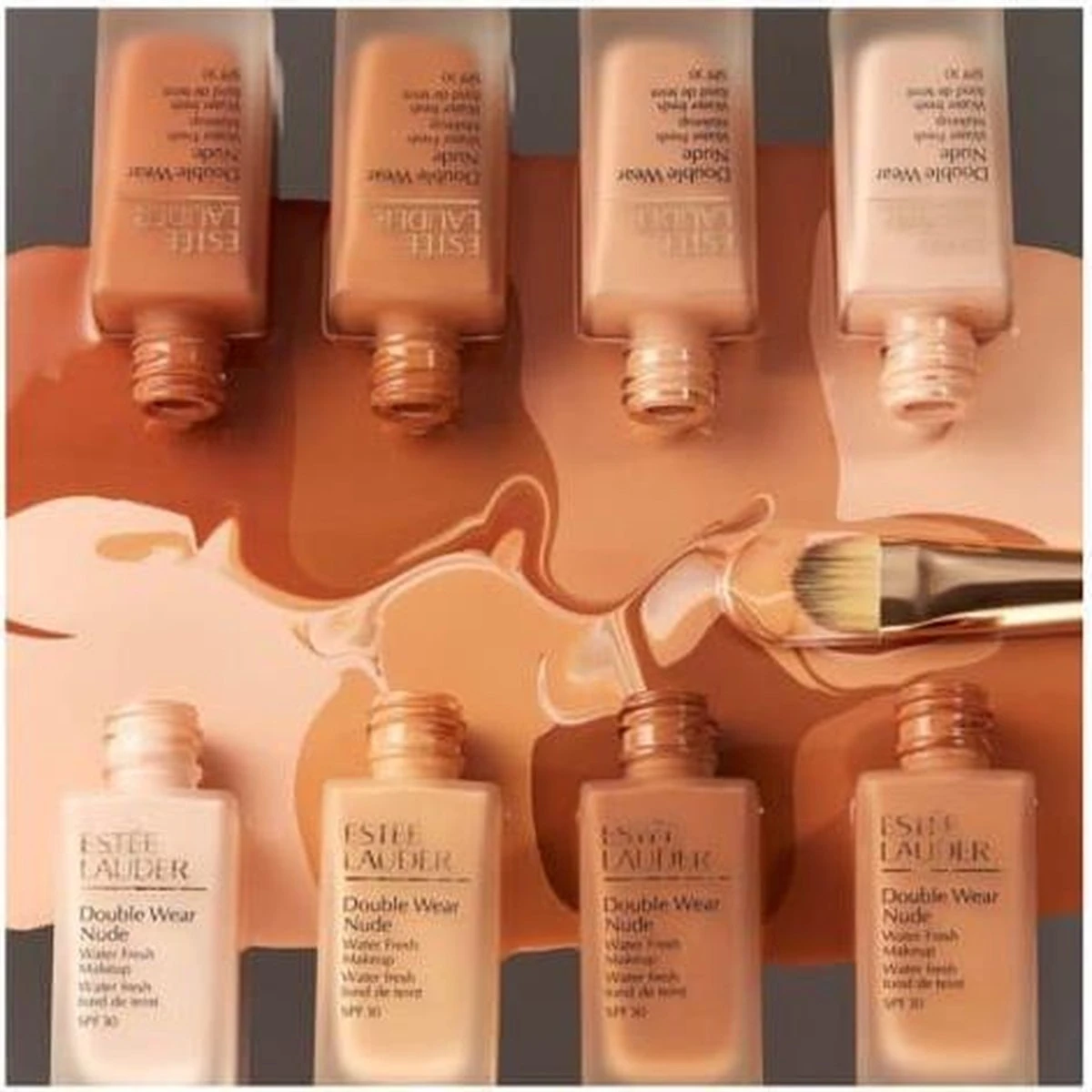 Estee Lauder - Double Wear Nude Water Fresh Makeup Spf30 Lightweight Foundation 1W1 Bone 30Ml 4 Estee Lauder - Double Wear Nude Water Fresh Makeup Spf30 Lightweight Foundation 1W1 Bone 30Ml - Afbeelding 4