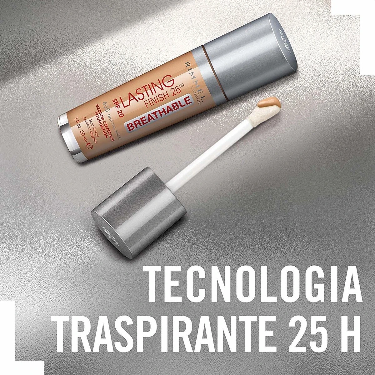 Rimmel London Rimmel Lasting Finish Breathable Foundation - 100 Ivory 5 Rimmel London Rimmel Lasting Finish Breathable Foundation - 100 Ivory - Afbeelding 5