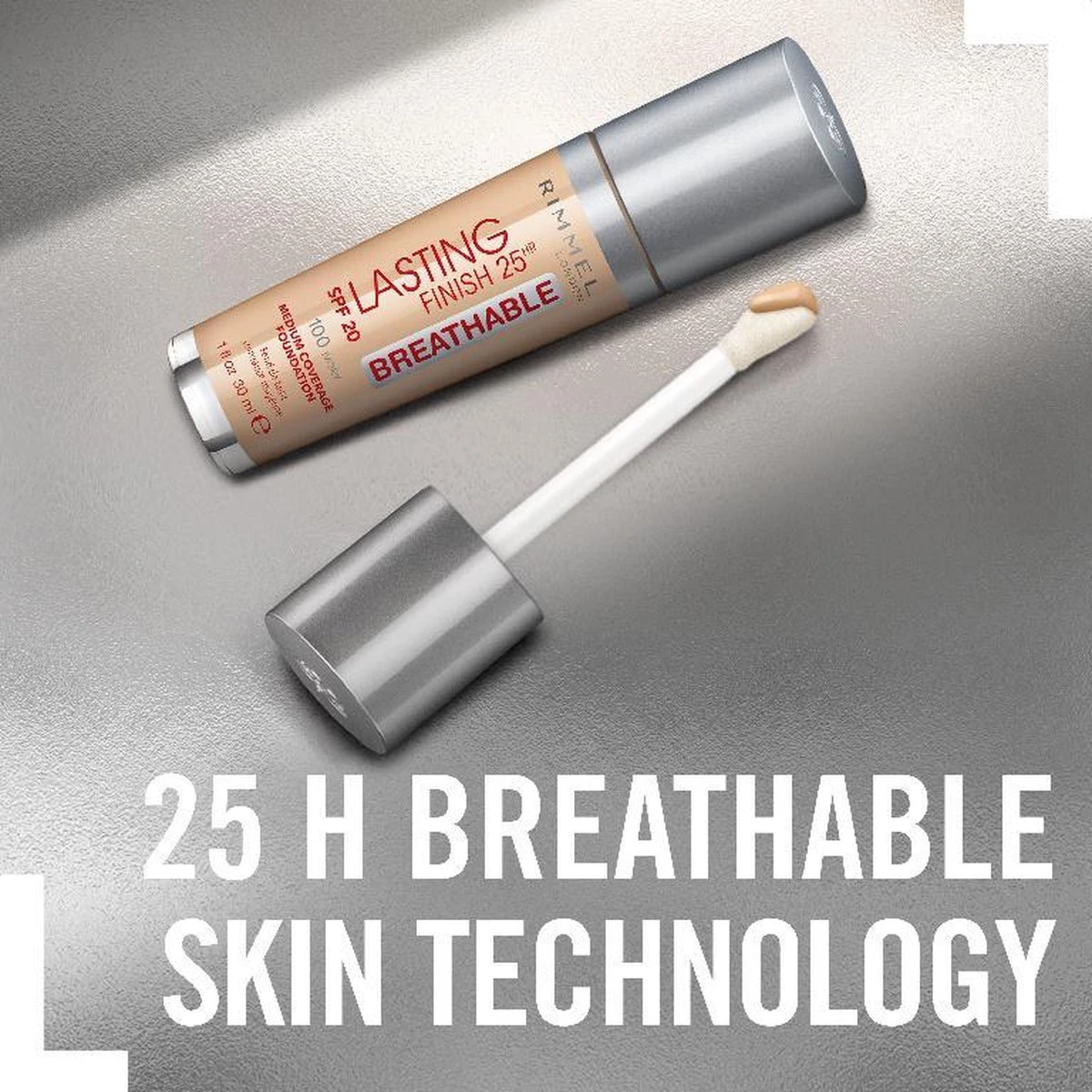 Rimmel London Rimmel Lasting Finish Breathable Foundation - 100 Ivory 15 Rimmel London Rimmel Lasting Finish Breathable Foundation - 100 Ivory - Afbeelding 15