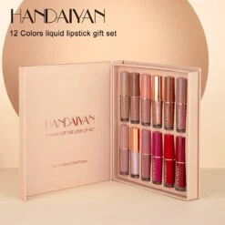 HANDAIYAN® | Set Van 12 | Liquid Lipsticks | Matte Lippenstift | Vloeibare Lippenstift | Waterproof | Make Up Set | Geschenkset | Giftset | Lipstick | Lippenstift | Lipgloss -Cosmeticawinkel 1200x1200 316
