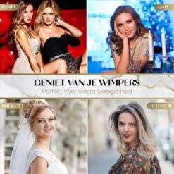 Naera Magnetische Wimpers Set - Inclusief Wimperzetter, Wimperhouder, Wimperschaar En 3 Flesjes Waterproof Eyeliner - 30 Keer Herbruikbaar - 12 Paar -Cosmeticawinkel 1200x1200 489