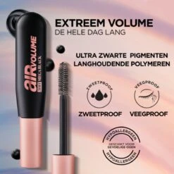 L'Oréal Paris Air Volume 30H Mega Black Mascara - 9,4ml -Cosmeticawinkel 1200x1200 511
