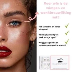 Mimlo Professionele Wimper & Wenkbrauw Lifting Set - Lash Lift Kit - Wimperlifting Set - Browlift - Permanente Wimper Kruller - Lash & Brow Lift Kit -Cosmeticawinkel 1200x1200 536