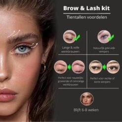 Mimlo Professionele Wimper & Wenkbrauw Lifting Set - Lash Lift Kit - Wimperlifting Set - Browlift - Permanente Wimper Kruller - Lash & Brow Lift Kit -Cosmeticawinkel 1200x1200 537