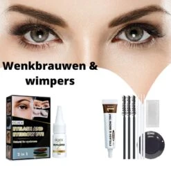 2 In 1 - Henna Wenkbrauwverf En Wimperverf - Bruin - Henna Brows - DIY Henna Brows Kit - Starterspakket -Cosmeticawinkel 1200x1200 613