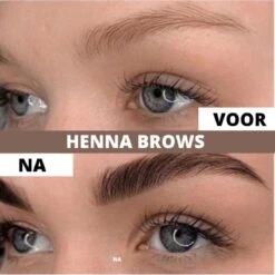 2 In 1 - Henna Wenkbrauwverf En Wimperverf - Bruin - Henna Brows - DIY Henna Brows Kit - Starterspakket -Cosmeticawinkel 1200x1200 614
