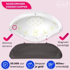 Seidon© Nageldroger 168W - LED Lamp Nagels - Gellak Lamp - UV Lamp Gelnagels -Cosmeticawinkel 1200x1200 747