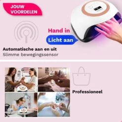 Seidon© Nageldroger 168W - LED Lamp Nagels - Gellak Lamp - UV Lamp Gelnagels -Cosmeticawinkel 1200x1200 750