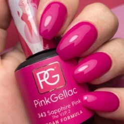 Pink Gellac - Sapphire Pink - Gellak - Vegan - Roze - Glanzend - 15ml -Cosmeticawinkel 1200x1200 789
