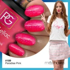 Pink Gellac - Paradise Pink - Gellak - Vegan - Roze - Glanzend - 15ml 23 Pink Gellac - Paradise Pink - Gellak - Vegan - Roze - Glanzend - 15ml -Cosmeticawinkel 1200x1200 806