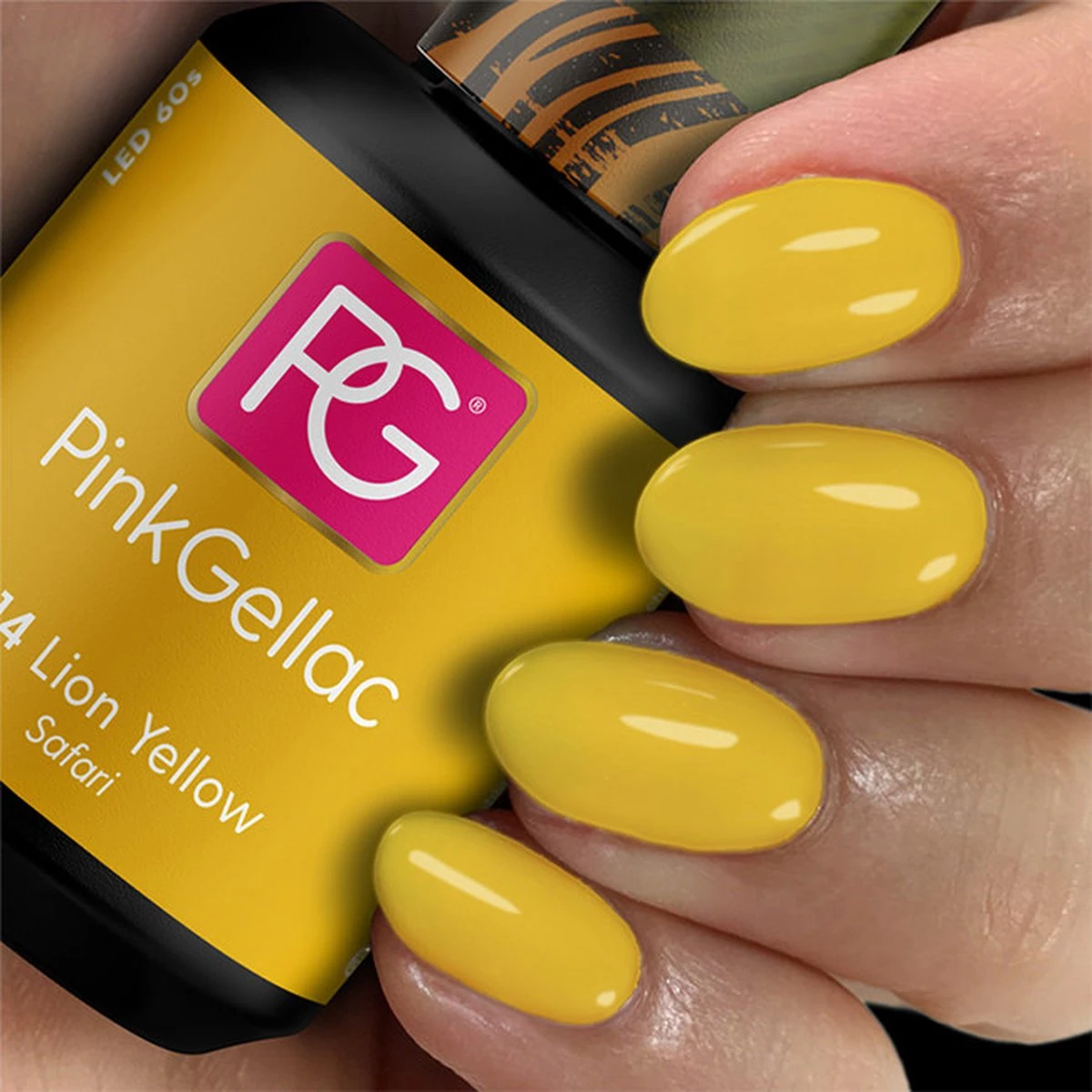 Pink Gellac Gel Nagellak Kleur 314 Lion Yellow 4 Pink Gellac Gel Nagellak Kleur 314 Lion Yellow - Afbeelding 4
