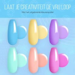 Lovae Cosmetics Gellak - 6-delige Set - Gel Nagellak - Pastel Summer - Gellac - 8ML 17 Lovae Cosmetics Gellak - 6-delige Set - Gel Nagellak - Pastel Summer - Gellac - 8ML -Cosmeticawinkel 1200x1200 856