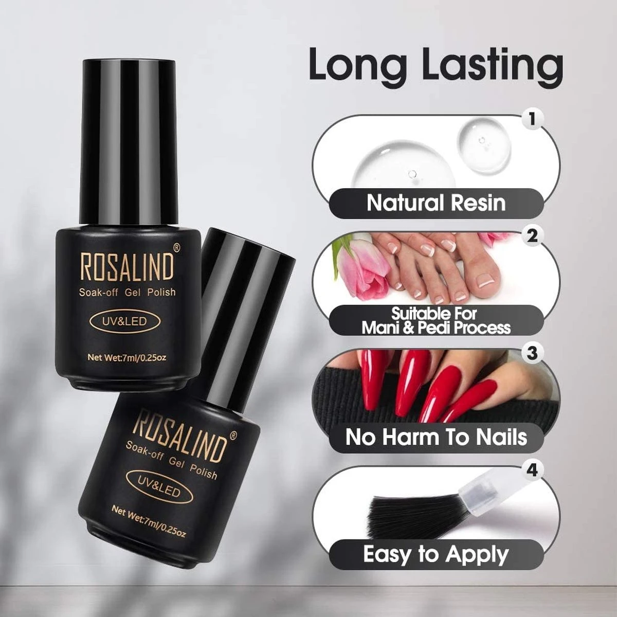 Merkloos Gel Polish Set 14P - Voor Manicure - 12 Stuks - Uv Kleuren, Kleurcode 12-11 - Gel Nagellak Semi Permanente Hybrid - Nail Art Gel Lak Set & Kits RATC12-11 5 Merkloos Gel Polish Set 14P - Voor Manicure - 12 Stuks - Uv Kleuren, Kleurcode 12-11 - Gel Nagellak Semi Permanente Hybrid - Nail Art Gel Lak Set & Kits RATC12-11 - Afbeelding 5