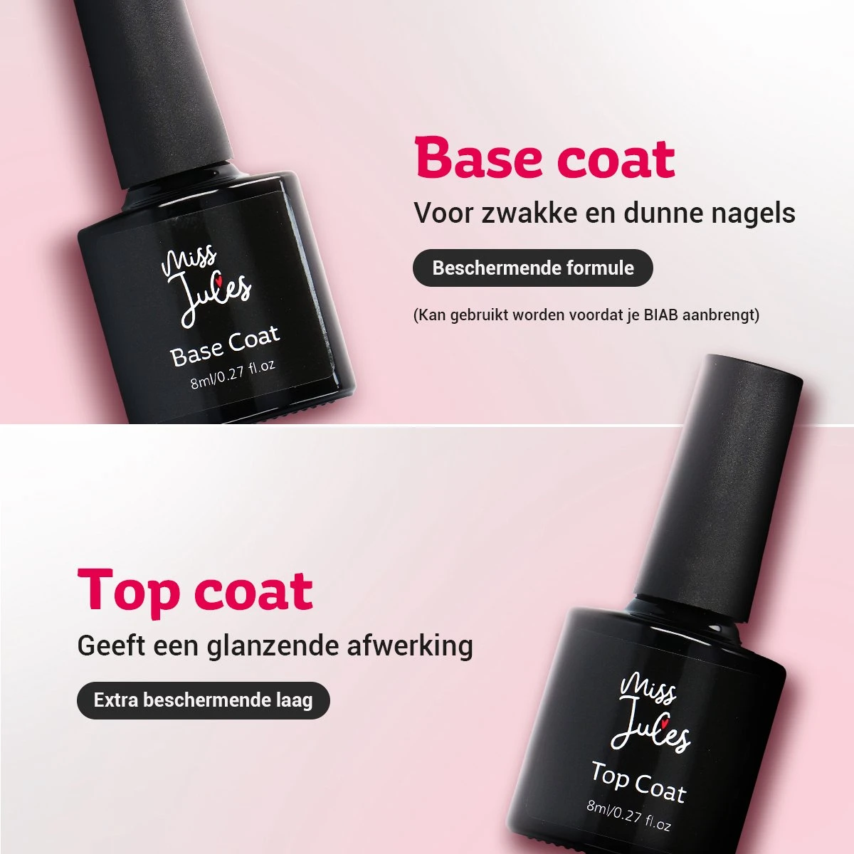Miss Jules® BIAB Starter Pakket – Builder In A Bottle – BIAB Nagel Builder Gel – BIAB Nagellak Startersset - Inclusief Instructievideo (NL) 3 Miss Jules® BIAB Starter Pakket – Builder In A Bottle – BIAB Nagel Builder Gel – BIAB Nagellak Startersset - Inclusief Instructievideo (NL) - Afbeelding 3