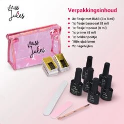 Miss Jules® BIAB Starter Pakket – Builder In A Bottle – BIAB Nagel Builder Gel – BIAB Nagellak Startersset - Inclusief Instructievideo (NL) 15 Miss Jules® BIAB Starter Pakket – Builder In A Bottle – BIAB Nagel Builder Gel – BIAB Nagellak Startersset - Inclusief Instructievideo (NL) -Cosmeticawinkel 1200x1200 869