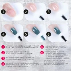 Miss Jules - 6-Delige Gellak Starterspakket - Nagellak - Kleur Grijs, Roze & Glitter - Glanzend & Dekkend Resultaat -Cosmeticawinkel 1200x1200 881