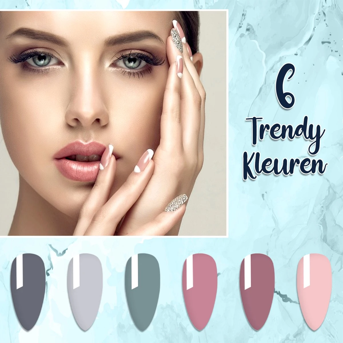 Luneya Gellak - Hidden Blossom Edition - 6-Delige Gellak Starterspakket - Gel Nagellak 7 Luneya Gellak - Hidden Blossom Edition - 6-Delige Gellak Starterspakket - Gel Nagellak - Afbeelding 7