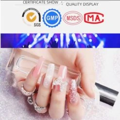 Elvi Polygel Starterskit - Complete Set Inc. USB UV/Led Mini Lamp-Nagelverlenging- Polygel 6 X 15g Perfecte Kleuren Roze - Polyacryl UV Nagellak-Quick Extension Temperature Color Changing UV Gel Pink -Cosmeticawinkel 1200x1200 914