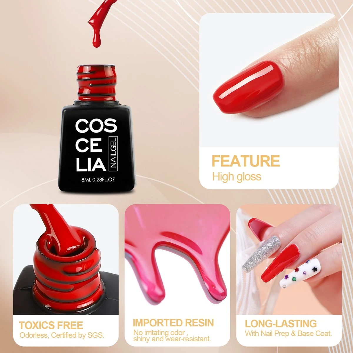 Royala D1 Gellak Starters Pakket + Inclusief UV LED Lamp + 10 Verschillende Gellak Kleuren - Gellak Lamp – Gellac Set - Alle Benodigdheden In Eén - Uitgebreid 62-Delig Pakket- Gel Polish Set - Gellak Set - UV LED Lamp 13 Royala D1 Gellak Starters Pakket + Inclusief UV LED Lamp + 10 Verschillende Gellak Kleuren - Gellak Lamp – Gellac Set - Alle Benodigdheden In Eén - Uitgebreid 62-Delig Pakket- Gel Polish Set - Gellak Set - UV LED Lamp - Afbeelding 13