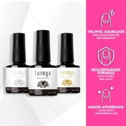 Luneya Gellak - Starterspakket - Primer - Base Coat - Top Coat - LED Lamp Gel Nagellak 9 Luneya Gellak - Starterspakket - Primer - Base Coat - Top Coat - LED Lamp Gel Nagellak -Cosmeticawinkel 1200x1200 943
