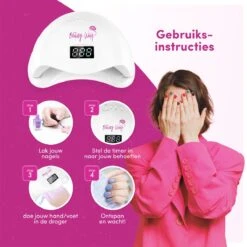 TheBeautyWay Nageldroger - Voor Gelnagels - Geschikt Voor Elke Nagel Gellak - 24 LEDs 12 TheBeautyWay Nageldroger - Voor Gelnagels - Geschikt Voor Elke Nagel Gellak - 24 LEDs -Cosmeticawinkel 1200x1200 970