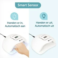 ForDig 80W Professionele Nageldroger Voor Gel Nagels - Nagellak Droger Met UV LED Lamp En Timer Voor Gelnagels - Nageldrogerlamp Met 45 LED Lampjes Voor Nagel Gellak - Geschikt Voor Manicure En Pedicure - Nagellakdroger Hard Gelpolish Builder -Cosmeticawinkel 1200x1200 974