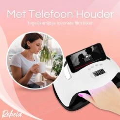 Rebela | Nageldroger | Gelnagels | GEL UV LED Nail Lamp 168w | UV Lamp Gelnagels | Led Nagellamp | Nageldroger | Wit -Cosmeticawinkel 1200x1200 981