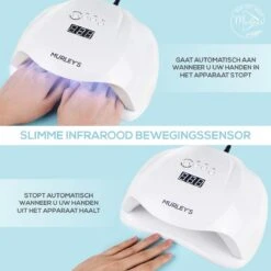 Murley’s Pro Dual Nagellamp Gellak Nageldroger - UV LED Nagel Lamp - 54 Watt - 36 LED’s -Cosmeticawinkel 1200x1200 987