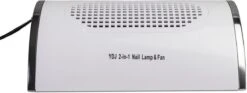 Merkloos UV/LED Lamp - 80W - Inclusief Afzuiging - Wit - Timer - 2 In 1 Nagellamp - Gellak - Salon - Nagelsalon - Afzuiger Nagels - Nagellamp - Nageldroger - UV Lamp - Led Lamp -Cosmeticawinkel 1200x454